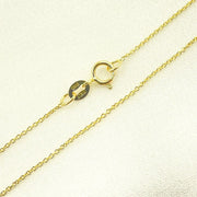 14K Solid Gold Cable Chain